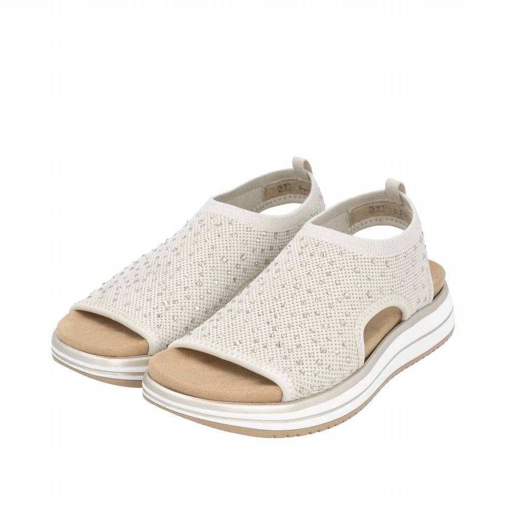 NEW REMONTE women's jocelyn sandal in alabaster